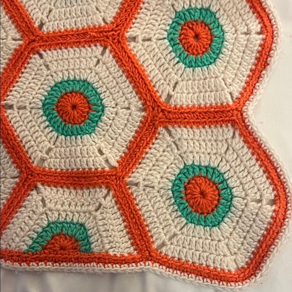 70s blanket crochet Afghan Queen - Picture 4 of 4